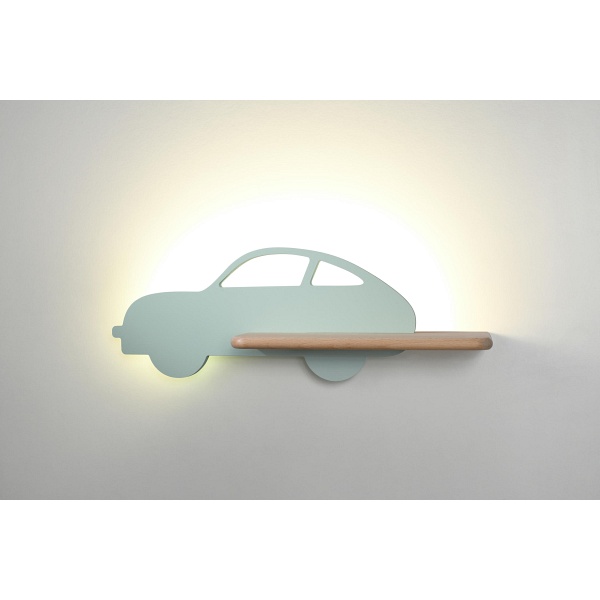 Car Lampa Kinkiet Ścienny 5W Led 4000K Wl Iq Kids Miętowy Candellux