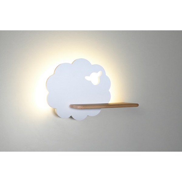 Sheep Lampa Kinkiet 5W Led 4000K Iq Kids Biały Candellux