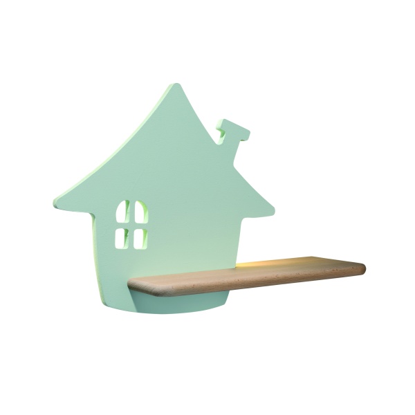 House Lampa Kinkiet 4W Led 4000K Kp Iq Kids Miętowy Candellux