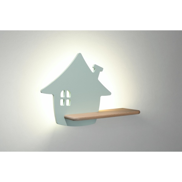 House Lampa Kinkiet 4W Led 4000K Kp Iq Kids Miętowy Candellux