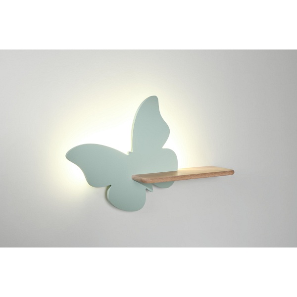 Butterfly Lampa Kinkiet 5W Led 4000K Iq Kids Miętowy Candellux