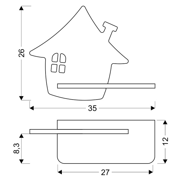 House Lampa Kinkiet 4W Led 4000K Kp Iq Kids Z Przewodem Z Wł. I Wtyczką Miętowy Candellux