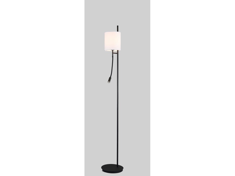 Tokyo Lampa Podłogowa 2X40W E27+ Led Czarny Candellux