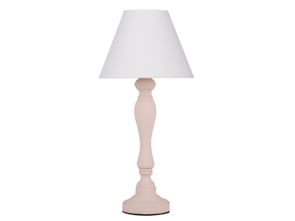 Pastellio Lampa Gabinetowa Różowy 1X40W E14 Abażur Biały Candellux