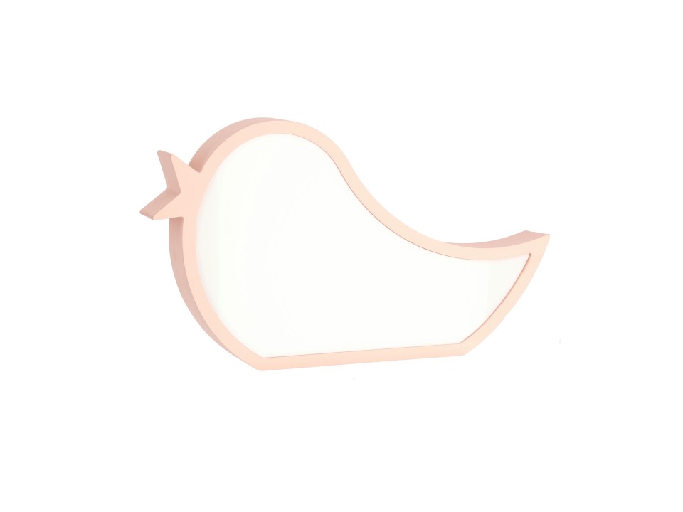 Bird Lampa Stołowa 12W Led 3000K Iq Kids Różówy Candellux