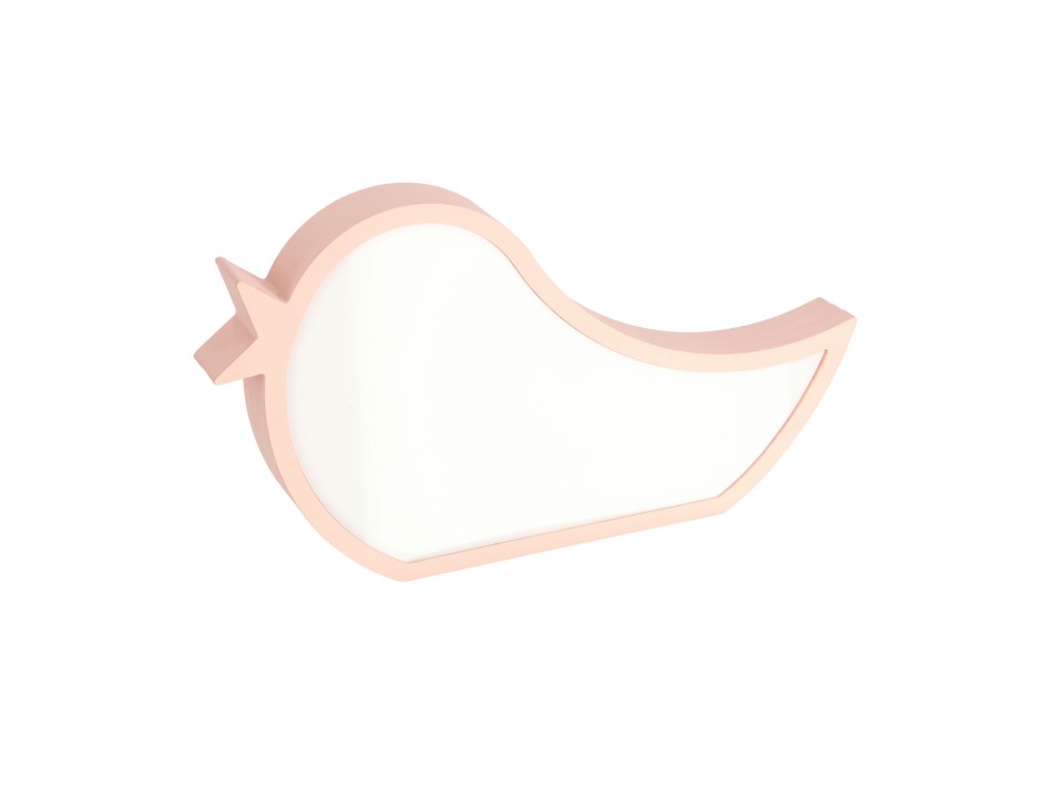 Bird Lampa Stołowa 12W Led 3000K Iq Kids Różówy Candellux
