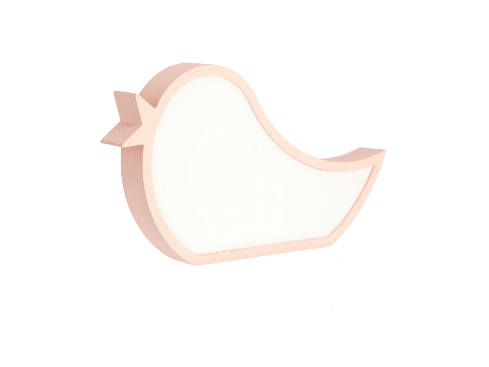 Bird Lampa Stołowa 12W Led 3000K Iq Kids Różówy Candellux
