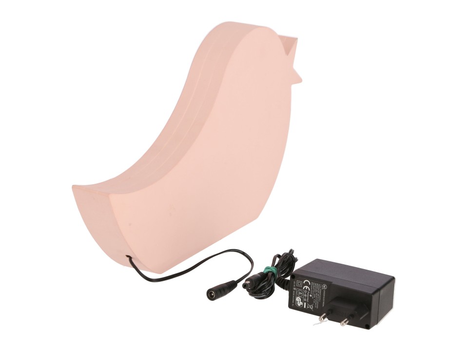 Bird Lampa Stołowa 12W Led 3000K Iq Kids Różówy Candellux
