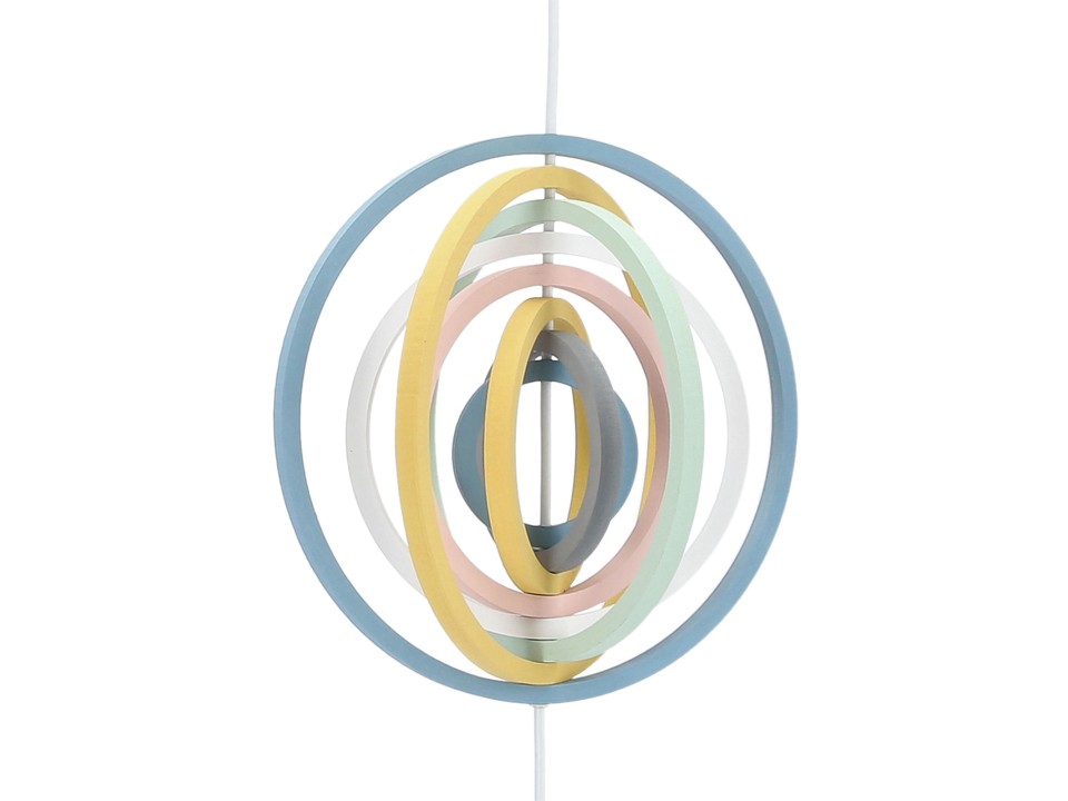 Hoops 8 Lampa Wisząca 1X20W E27 Iq Kids Mix Kolor Candellux