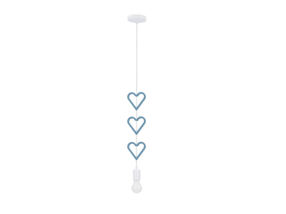 Hets Lampa Wisząca 1X20W E27 Iq Kids Niebieskiar Candellux