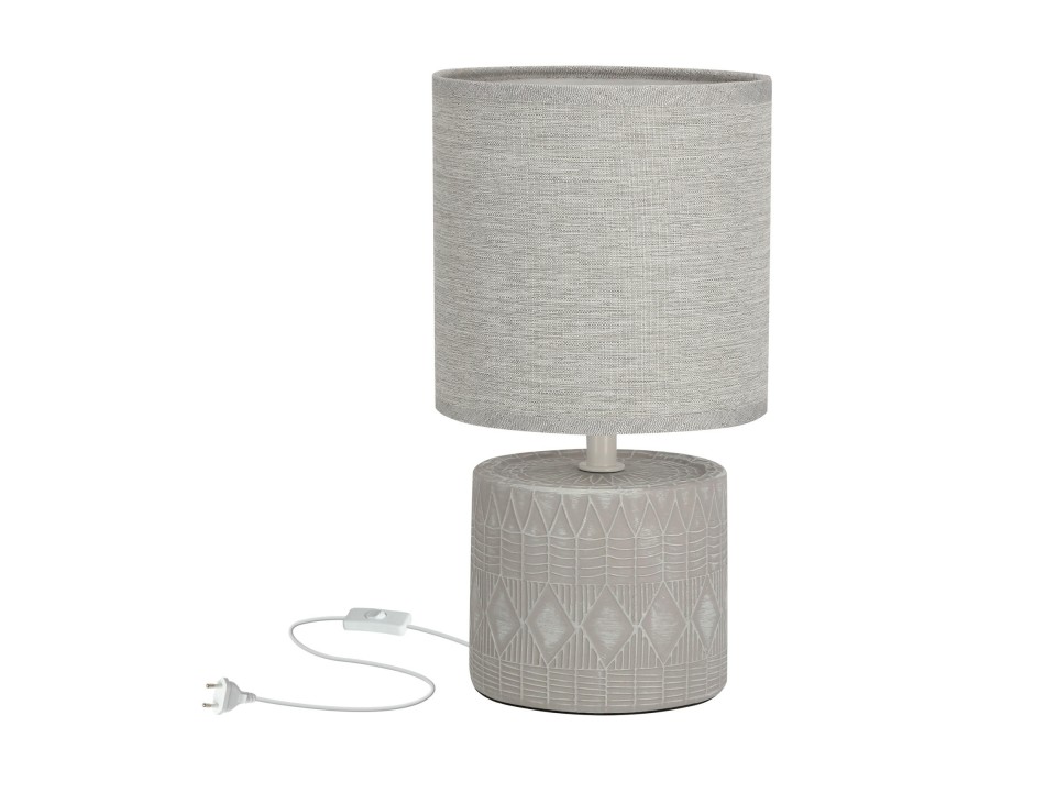 Dina Lampa Gabinetowa 1X40W E14 Szary Candellux