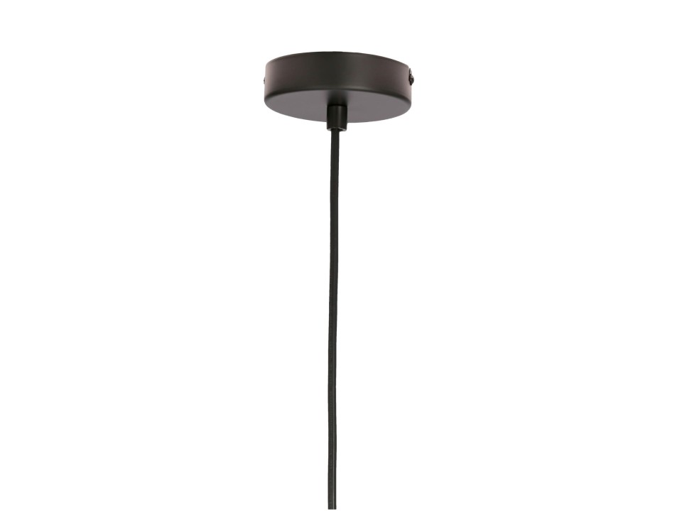 Moldo Lampa Wisząca Czarny 1X40W E27 Klosz Dymiony Candellux