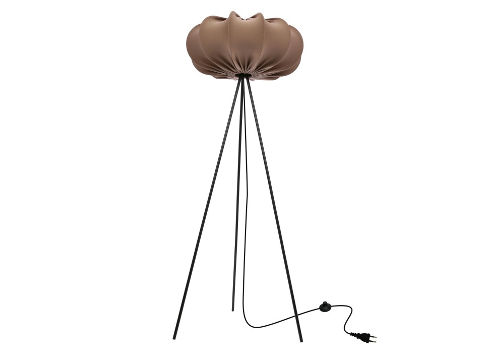 Cafee' Lampa Pod³Ogowa Czarny 1X40W E27 Aba¿Ur 52/23 Mokka Candellux
