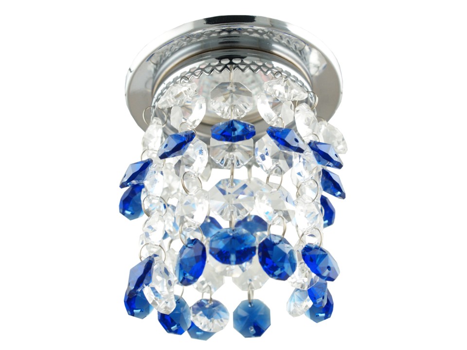 Sk-68 Ch/Blu Mr16 Chrom Opr. Strop. Dekoracyjna Niebieska Mr16 50W Candellux