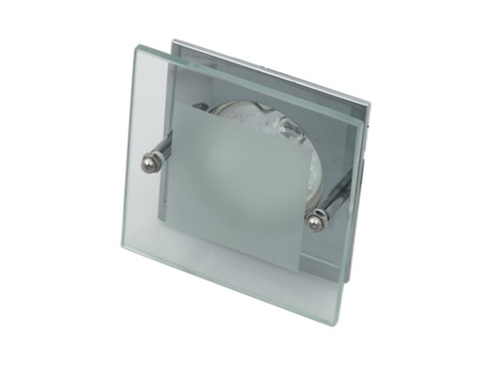 Sz-04 Ch Mr16 Chrom Opr.kwadrat Stała Szkło Candellux