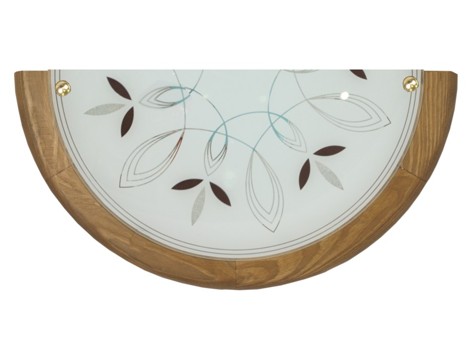 Rustica Plafon 0,5 Drewno Standard 1X60 W E27 Dąb Indeks Obi Candellux
