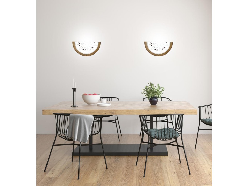 Rustica Plafon 0,5 Drewno Standard 1X60 W E27 Dąb Indeks Obi Candellux