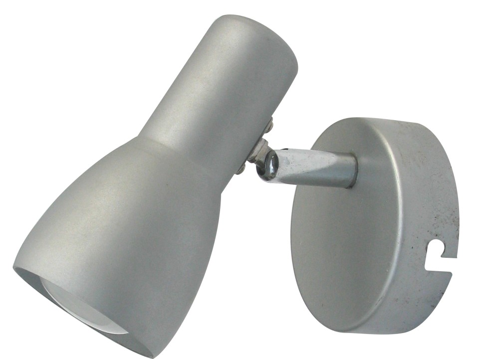 Picardo Lampa Kinkiet 1X40W E14 Szaro Srebrny Candellux