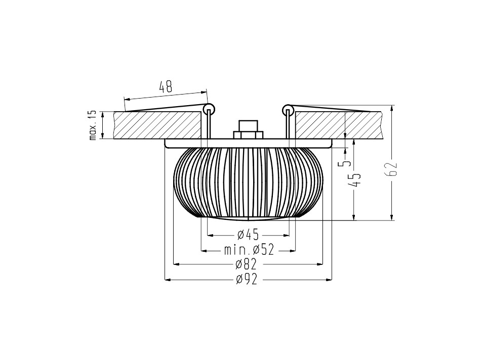 Sa-09 Al 3W Led Rgb 230V Oczko Sufitowe Lampa Sufitowa Aluminiowa Candellux