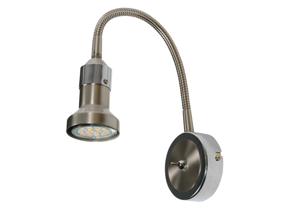 Arkon Kink Na Wysięgniku Gu10 1X50W Sat Nik+Chrom Bez Żarówek Candellux