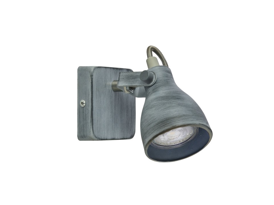 Ash Lampa Kinkiet 1X40W Gu10 Szary Mat Candellux