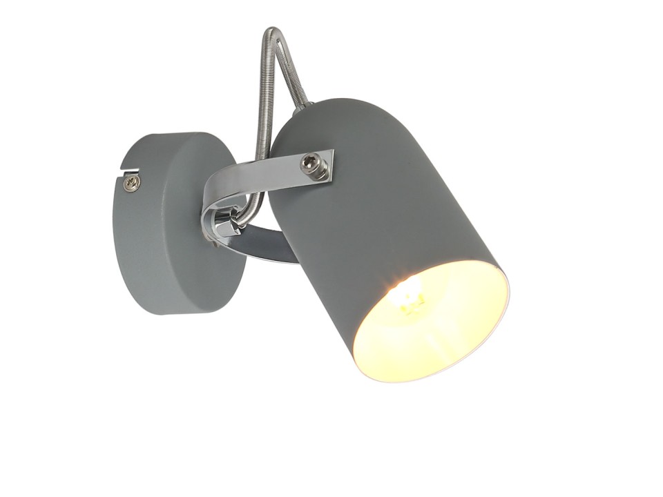 Gray Lampa Kinkiet 1X40W E14 Szary Candellux
