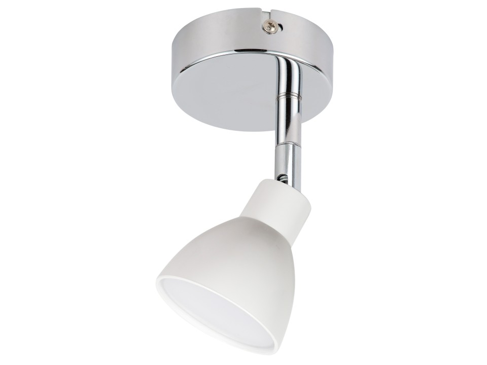Roy Lampa Kinkiet 1X5W Led Cob Główka Okrągła 1E Z Przegubem Kd System Biały Candellux