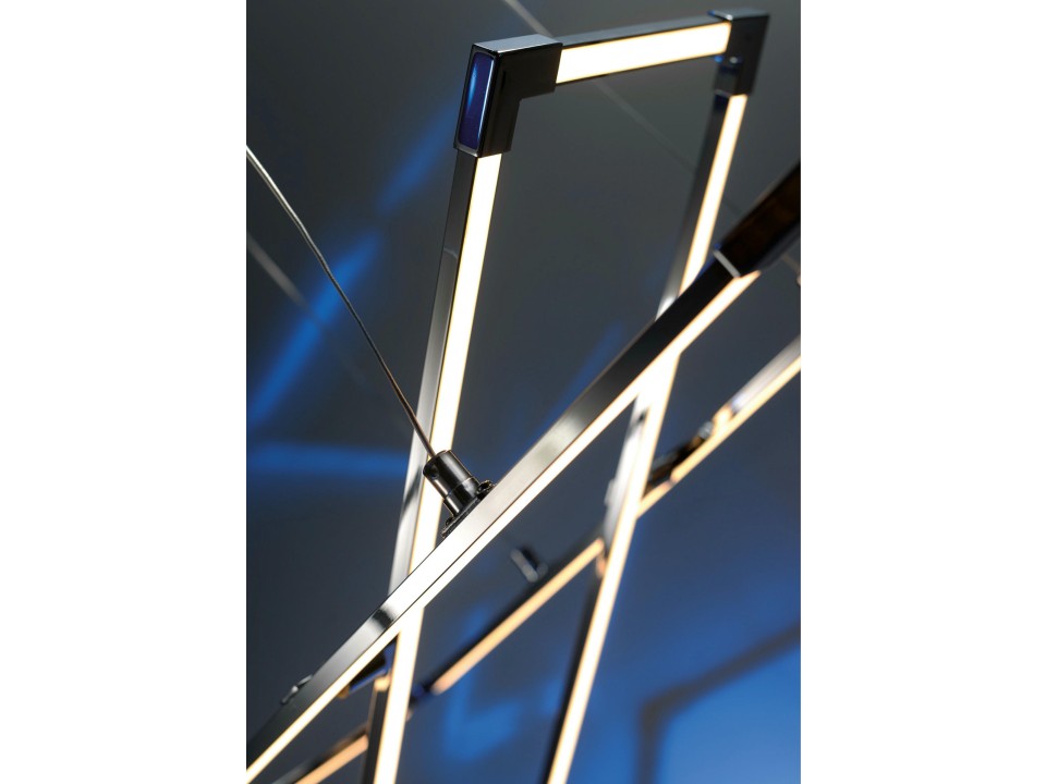 Kseros Lampa Wisząca 90X44 45W Led Chromowy 4000K Apeti Candellux