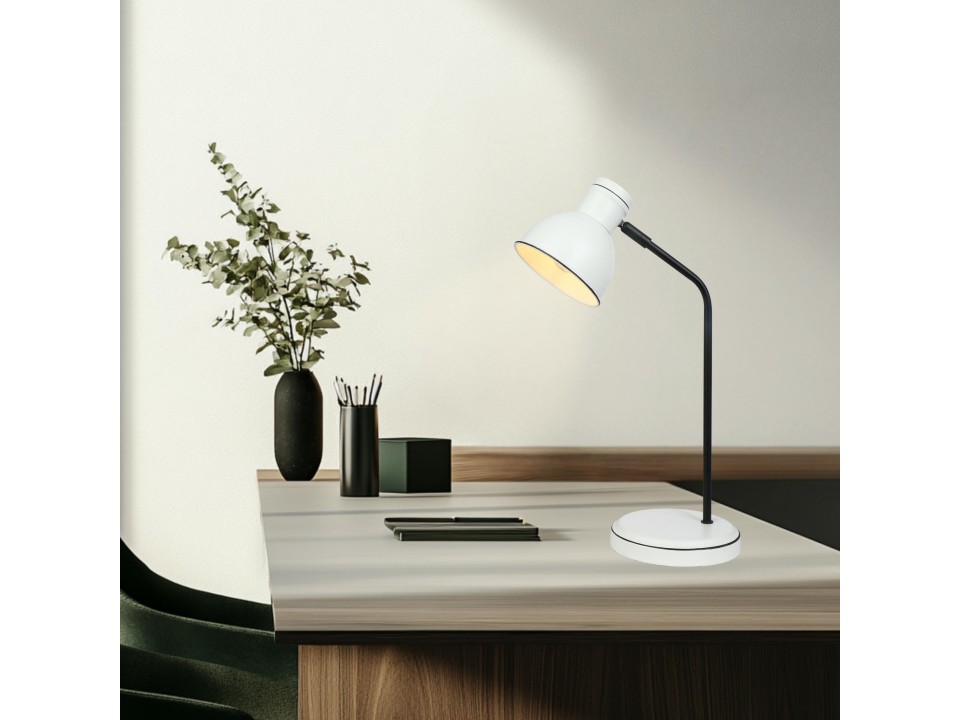 Zumba Lampka Gabinetowa Sztyca Prosta 1X40W E14 Biały+Czarny Candellux