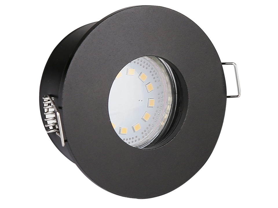 Sh-12 Oprawa Stropowa Hermeyczna Czarna Ip65 Candellux