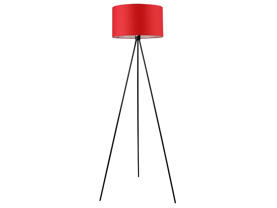 Triano Lampa Podłogowa 1X60W E27 Czerwony Candellux