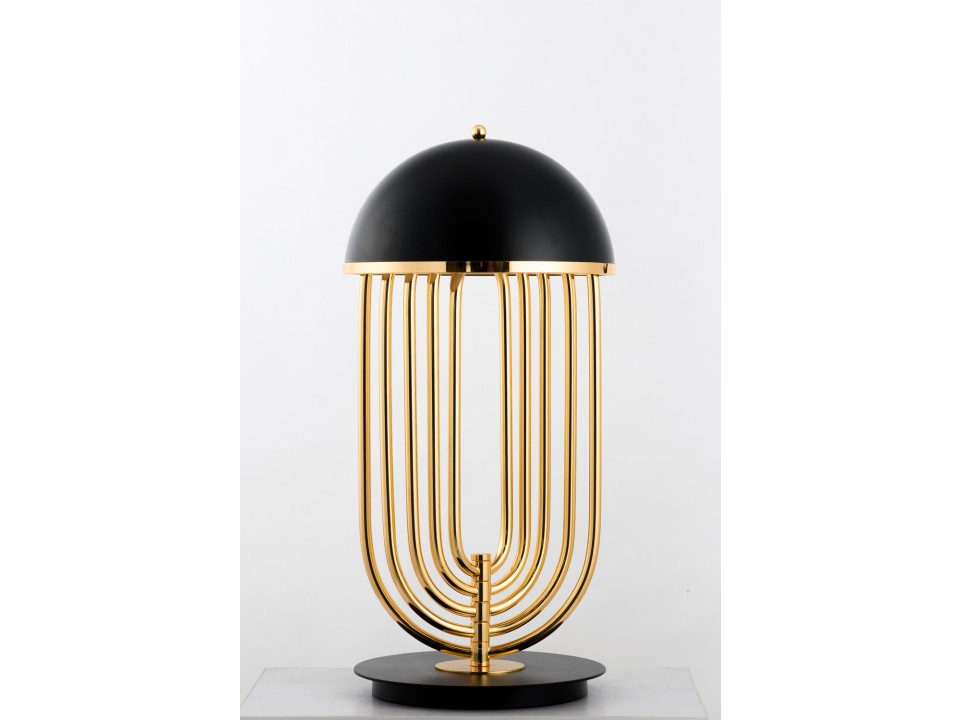 Lampa stołowa DOLCE VITA czarno złota 60 cm Step Into Design