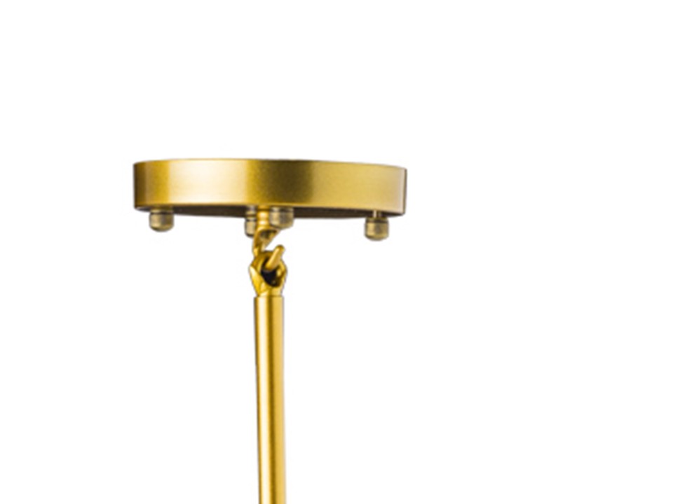 Lampa wisząca MODERN ORCHID-6 złoto szara 130 cm Step Into Design