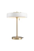 Lampa stołowa ARTDECO biało - złota Step Into Design