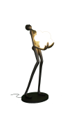 Lampa podłogowa WOMAN czarna 180 cm Step Into Design