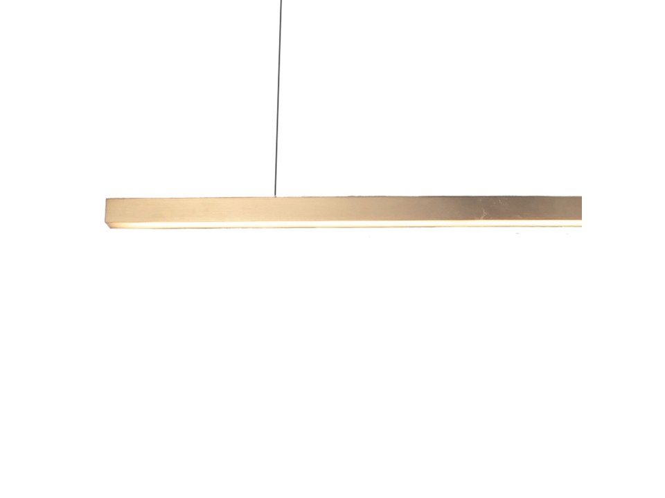 Lampa wisząca BOOGIE LED złoto czarna 88 cm Step Into Design