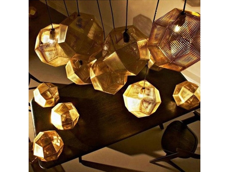 Lampa wisząca FUTURI STAR złota 32 cm Step Into Design