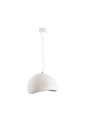 Lampa wisząca STONE biała 40 cm Step Into Design