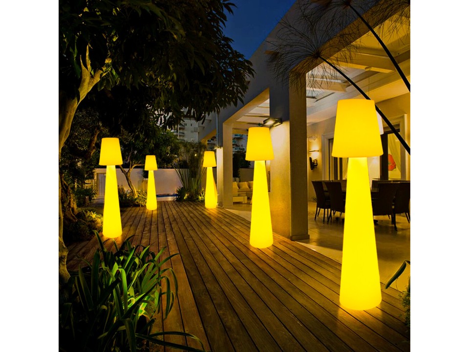 Lampa ogrodowa stojąca GARDENA M LED RGBW 16 kolorów 120 cm Step Into Design