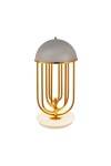 Lampa stołowa DOLCE VITA biało złota 60 cm Step Into Design