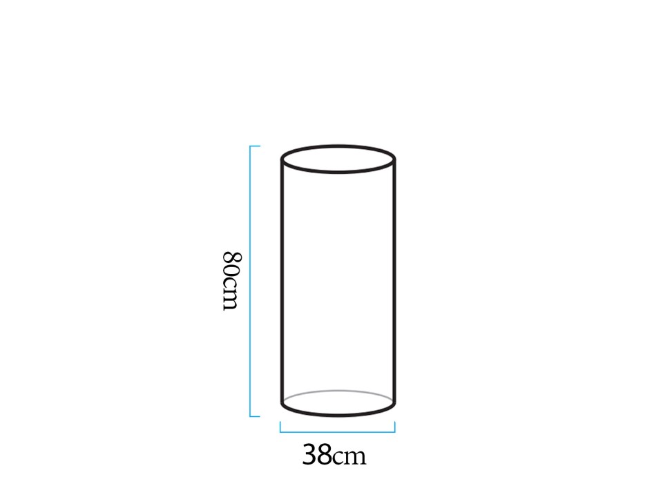 Lampa ogrodowa kolumna TUBE LED RGBW 16 kolorów 80 cm Step Into Design