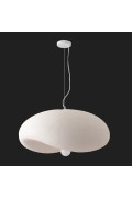 Lampa wisząca STONE FLAT biała 40 cm Step Into Design