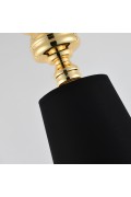 Lampa wisząca QUEEN-1 złoto czarna 18 cm Step Into Design