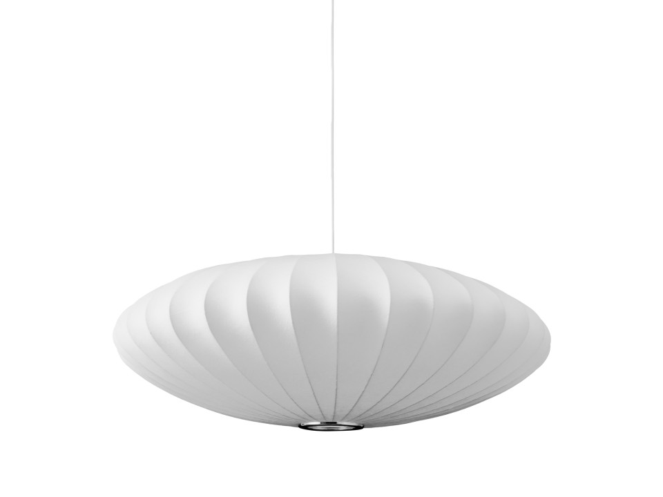 Lampa wisząca SILK FLAT biała 50 cm Step Into Design