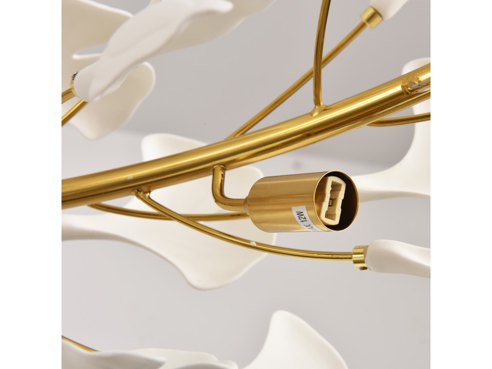 Lampa wisząca BOTANIKA WAVE złoto biała 135 cm Step Into Design