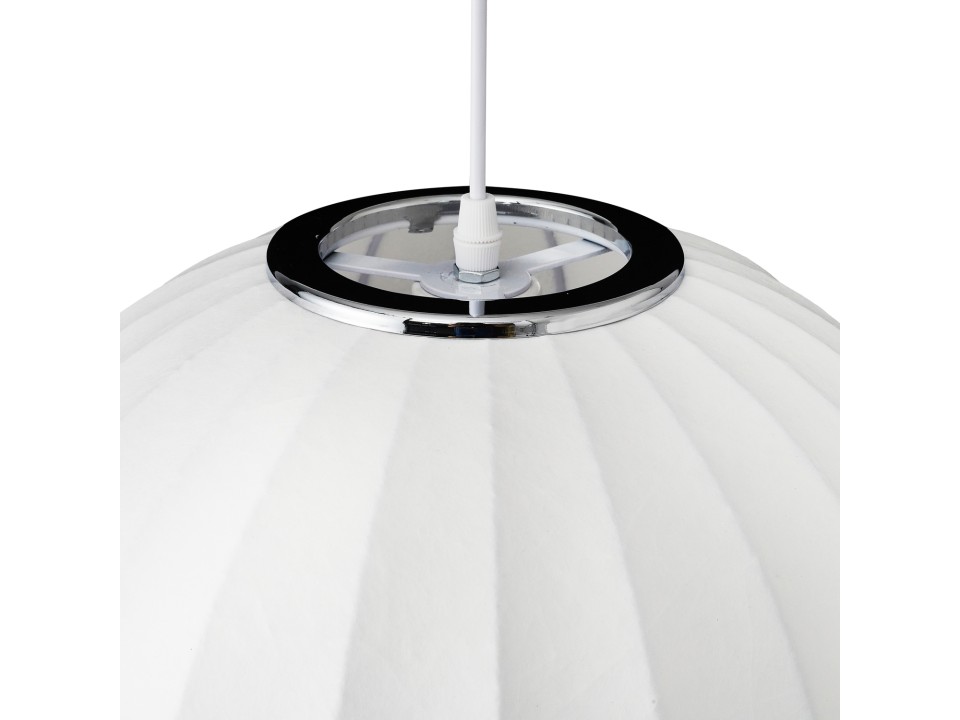 Lampa wisząca SILK biała 40 cm Step Into Design