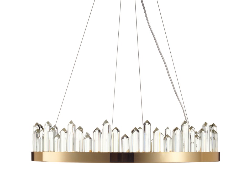 Lampa wisząca LUSSO LED złota 60 cm Step Into Design