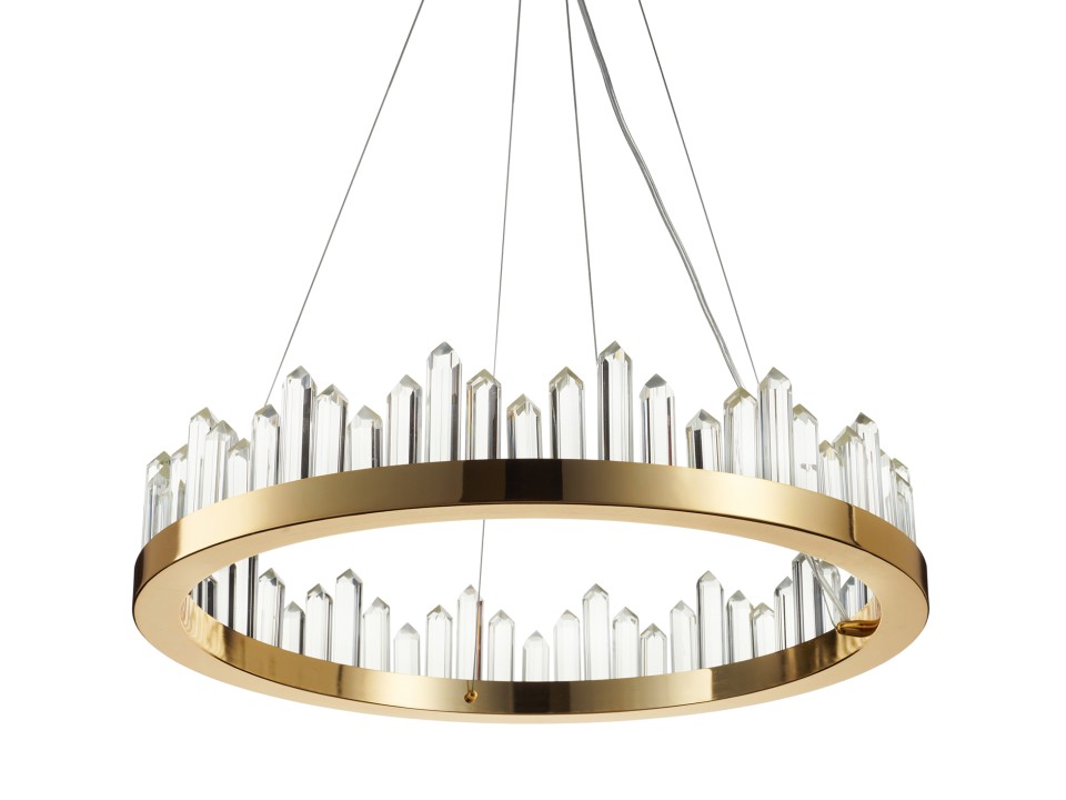 Lampa wisząca LUSSO LED złota 60 cm Step Into Design