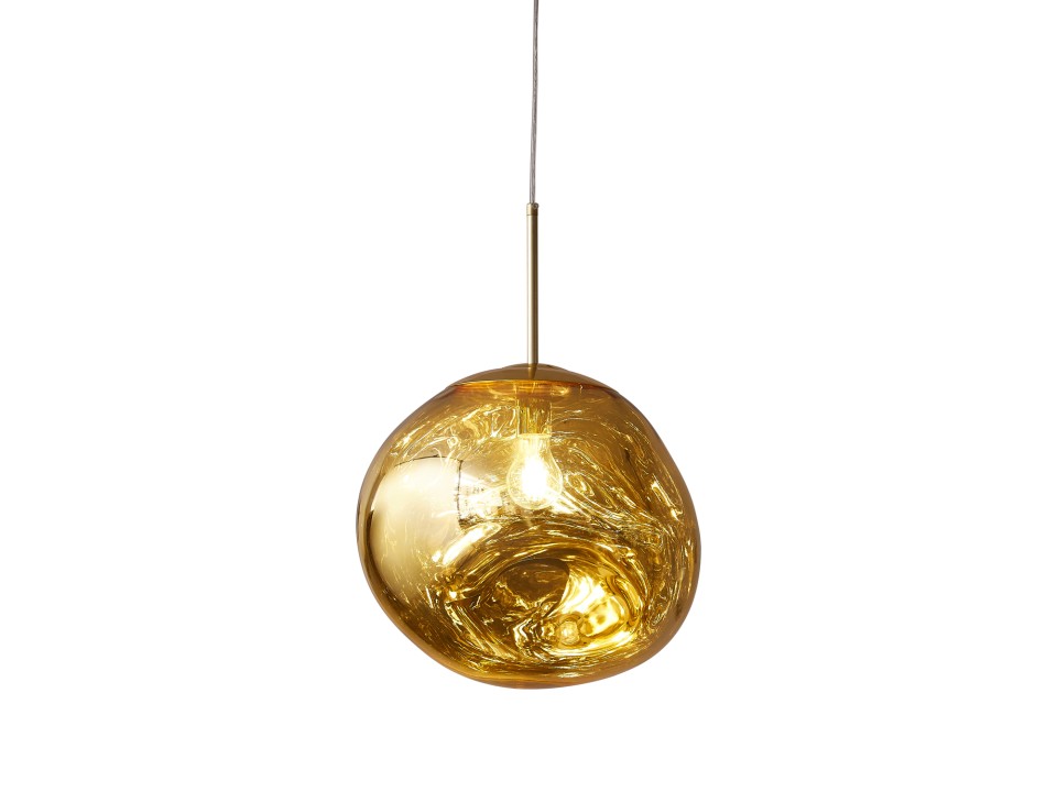 Lampa wisząca GLAM S złota 18 cm Step Into Design