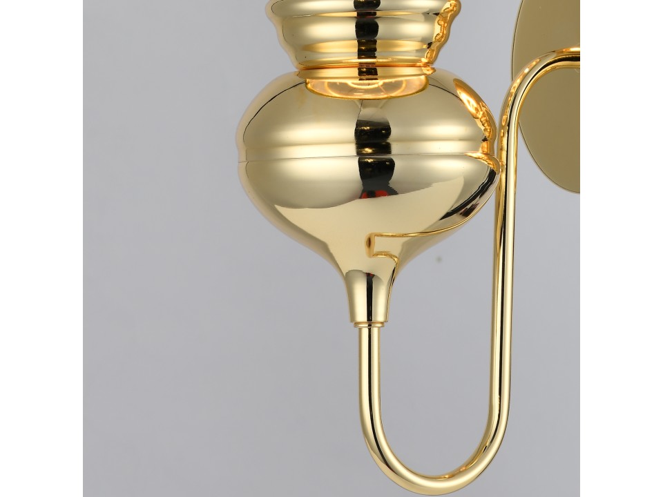 Lampa ścienna QUEEN złota 25 cm Step Into Design